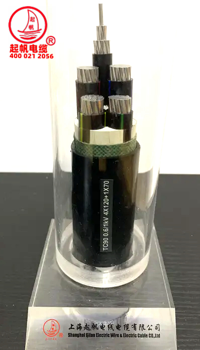 TC90-4X120+1X70铝合金电缆 TC90-4X120+1X70铝合金电缆