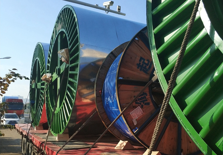 sceyy超高压电缆送工地